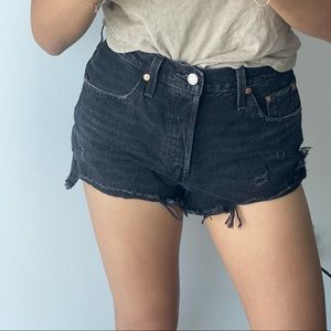 Levi’s Black 501 Shorts